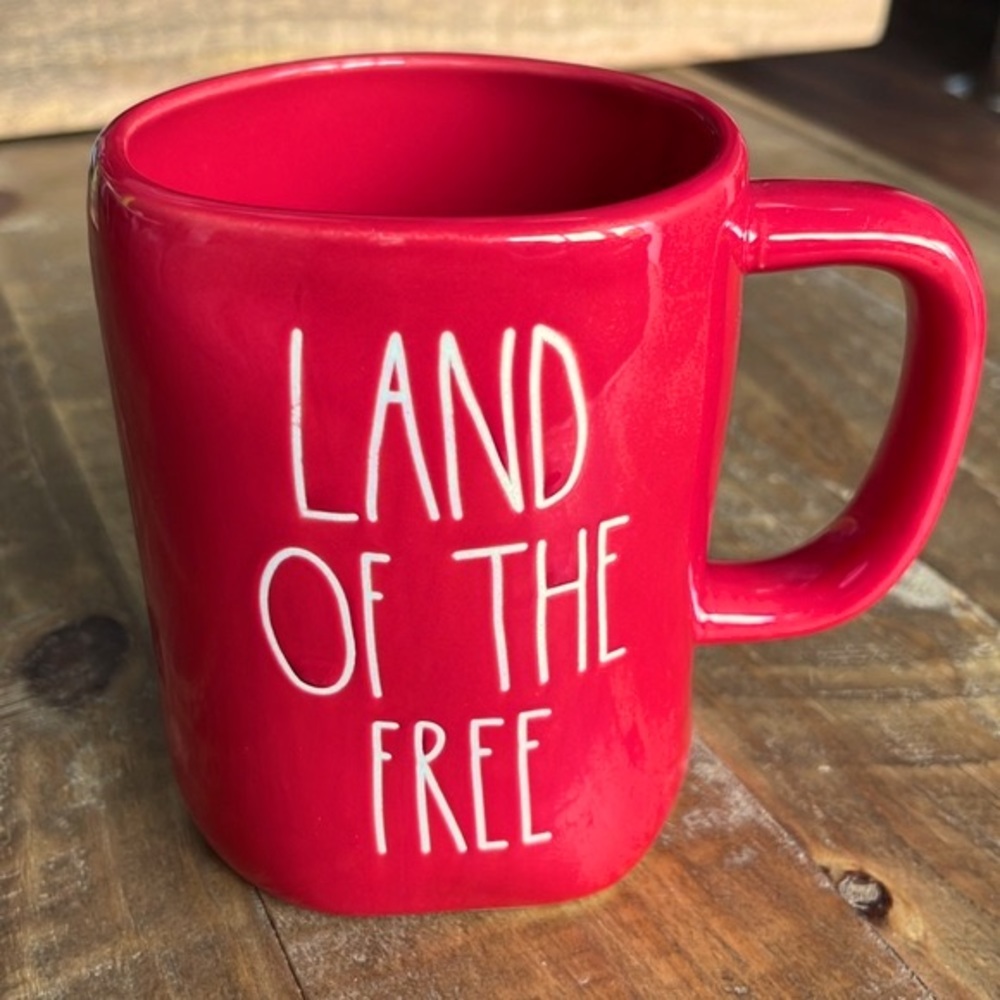 Rae Dunn Land Of The Free Mug